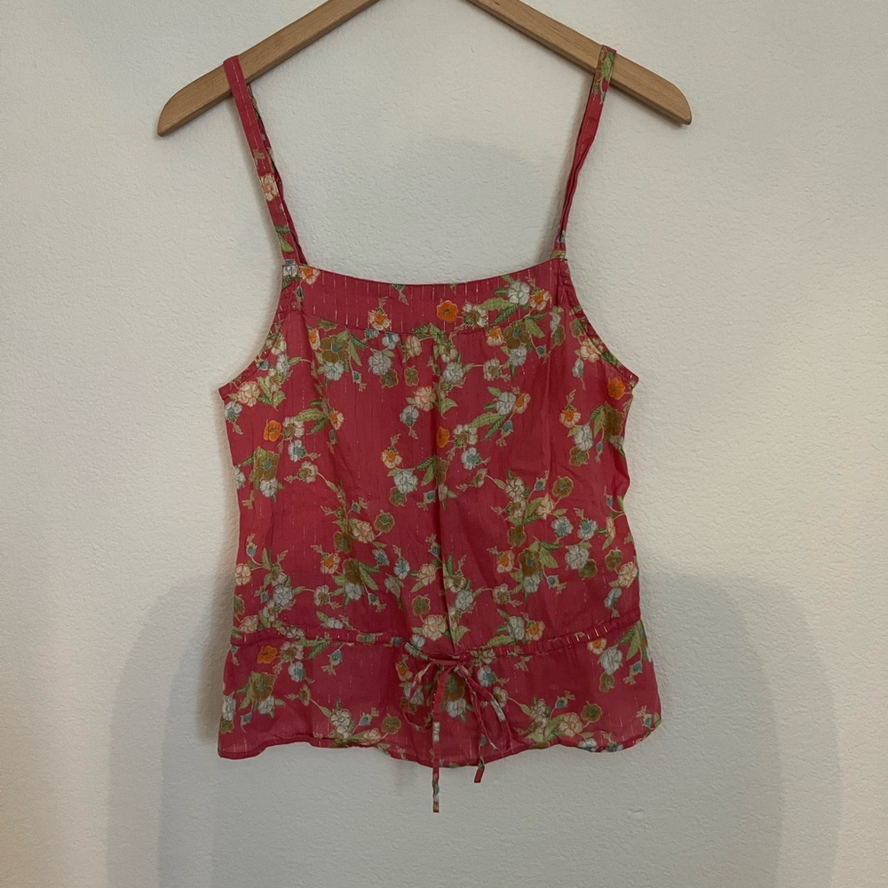 Arizona Jean Company Pink Floral Top